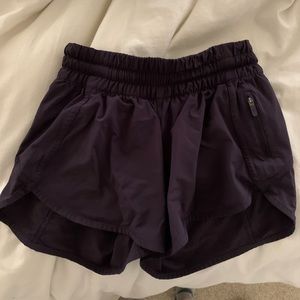 Size 4 PURPLE lulu lemon shorts